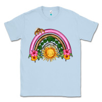Dusty Blue summer sun rainbow Classic Tee - HRA Design Shop