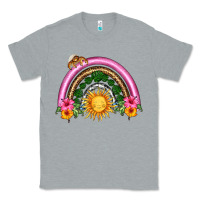 Heather Grey summer sun rainbow Classic Tee - HRA Design Shop