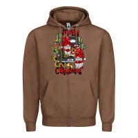 Chestnut farm truck,merry christmas gnome Zipper Hoodie - JahusDesignShop