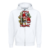Farm Truck,merry Christmas Gnome Zipper Hoodie | Teevron