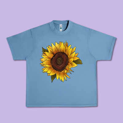 Sunflower Urban Heavy Tee Designed By Ranaportraitstore