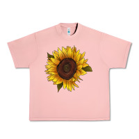 Salmon sunflower Urban Heavy Tee - RanaPortraitStore