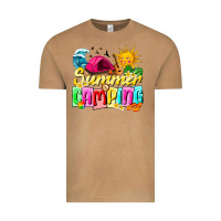 Vintage Camel summer camping Vintage Tee - texasbilliewilder