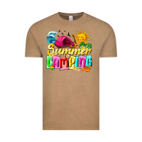 Vintage Coffee summer camping Vintage Tee - texasbilliewilder