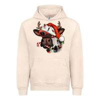 Sandshell Christmas cow with antlers Urban Hoodie - Jasminsmagicworld