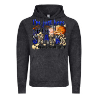 Vintage Black i'm just here for the snacks #basketball sister Vintage Hoodie - Zillion Design Studio