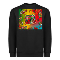 Black mexico hearts Heavyweight Sweatshirt - Zillion Design Studio