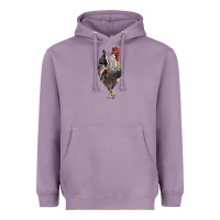 Lavender cream legbar rooster Heavyweight Hoodie - LillyAllenDesigns