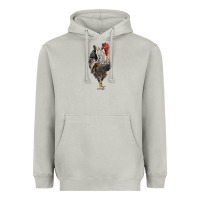 Moon Dust cream legbar rooster Heavyweight Hoodie - LillyAllenDesigns