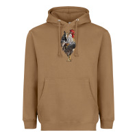 Toasted Coconut cream legbar rooster Heavyweight Hoodie - LillyAllenDesigns