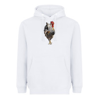 White cream legbar rooster Heavyweight Hoodie - LillyAllenDesigns