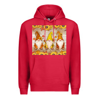 Cardinal Thankful Gnomes Premium Hoodie - MaliasSmallBusiness