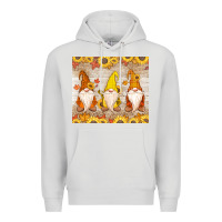 Dove Grey Thankful Gnomes Premium Hoodie - MaliasSmallBusiness