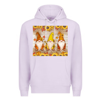 Lilac Thankful Gnomes Premium Hoodie - MaliasSmallBusiness