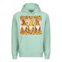 Seafoam Thankful Gnomes Premium Hoodie - MaliasSmallBusiness