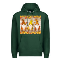Sports Green Thankful Gnomes Premium Hoodie - MaliasSmallBusiness