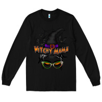 Black withcy mama Long Sleeve Tee - RacoonDesign