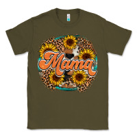 Army Green mama western Classic Tee - RacoonDesign