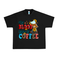 Black my blood type is coffee Urban Heavy Tee - Zillion Design Studio