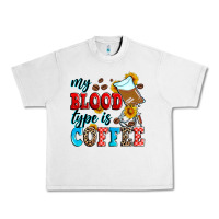 Lunar Rock my blood type is coffee Urban Heavy Tee - Zillion Design Studio