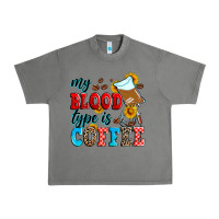 Tornado my blood type is coffee Urban Heavy Tee - Zillion Design Studio