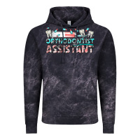 Cloud Black orthodontist assistant Vintage Hoodie - texasbilliewilder