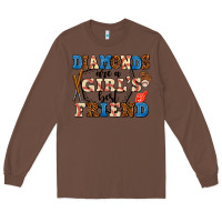 Chestnut diamonds are a girl's best friend Long Sleeve Tee - AdoDesignShop