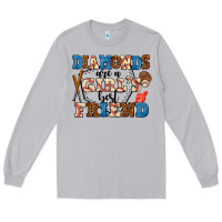 Moon Dust diamonds are a girl's best friend Long Sleeve Tee - AdoDesignShop
