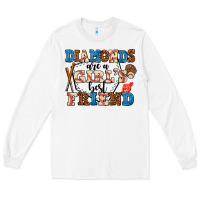 Diamonds Are A Girl's Best Friend Long Sleeve Tee | Teevron