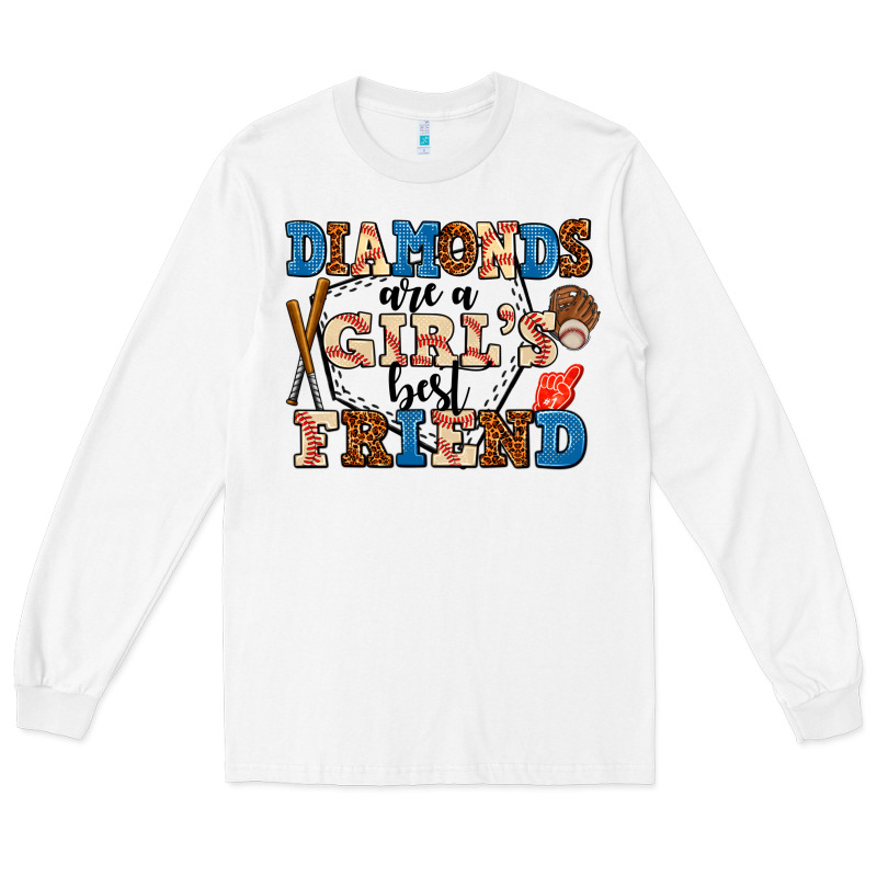 Diamonds Are A Girl's Best Friend Long Sleeve Tee by AdoDesignShop | Teevron