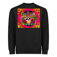 Black mexican skull Heavyweight Sweatshirt - Zillion Design Studio