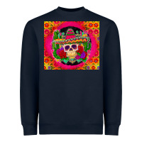 Navy mexican skull Heavyweight Sweatshirt - Zillion Design Studio