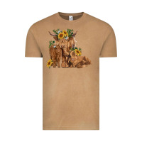 Vintage Camel highland cow family Vintage Tee - RanaPortraitStore