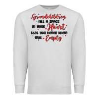 Dove Grey grandchildren fill a space in your heart Premium Sweatshirt - MaliasSmallBusiness