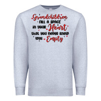 Heather Grey grandchildren fill a space in your heart Premium Sweatshirt - MaliasSmallBusiness