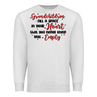 Oatmeal Heather grandchildren fill a space in your heart Premium Sweatshirt - MaliasSmallBusiness