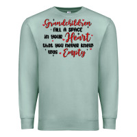 Seafoam grandchildren fill a space in your heart Premium Sweatshirt - MaliasSmallBusiness