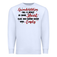 White grandchildren fill a space in your heart Premium Sweatshirt - MaliasSmallBusiness
