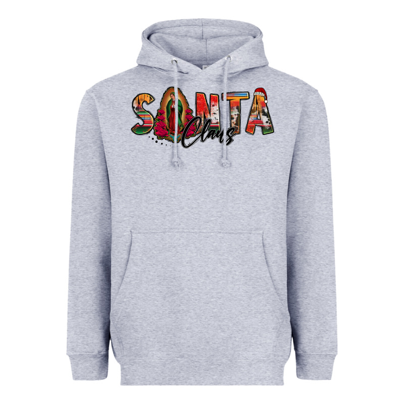 Santa Claus Lady Of Guadalupe Heavyweight Hoodie by Jasminsmagicworld | Teevron