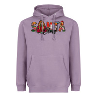 Lavender santa claus lady of guadalupe Heavyweight Hoodie - Jasminsmagicworld
