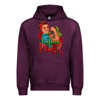 Mauve Wine latina power strong woman Urban Hoodie - Jasminsmagicworld