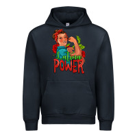 Navy latina power strong woman Urban Hoodie - Jasminsmagicworld
