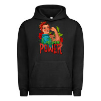 Pigment Black latina power strong woman Urban Hoodie - Jasminsmagicworld