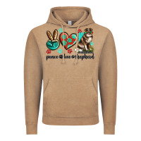 Vintage Coffee peace love australian shepherd Vintage Hoodie - texasbilliewilder