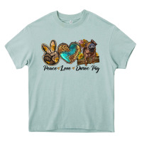Arona peace love duroc pig Heavy Core Tee - LillyAllenDesigns