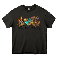 Asphalt peace love duroc pig Heavy Core Tee - LillyAllenDesigns