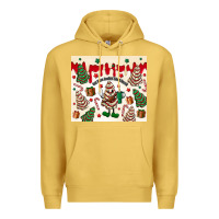 Antique Gold Boojee Christmas cake Premium Hoodie - MaliasSmallBusiness