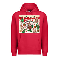 Cardinal Boojee Christmas cake Premium Hoodie - MaliasSmallBusiness