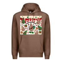 Chestnut Boojee Christmas cake Premium Hoodie - MaliasSmallBusiness