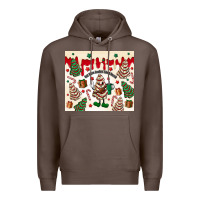Coffee Boojee Christmas cake Premium Hoodie - MaliasSmallBusiness